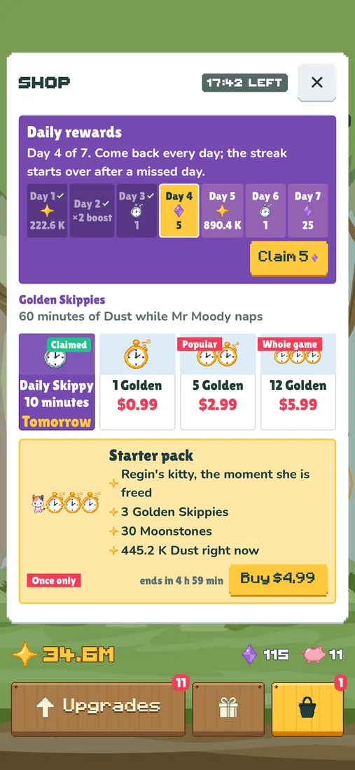 App Store screenshot, the Shop