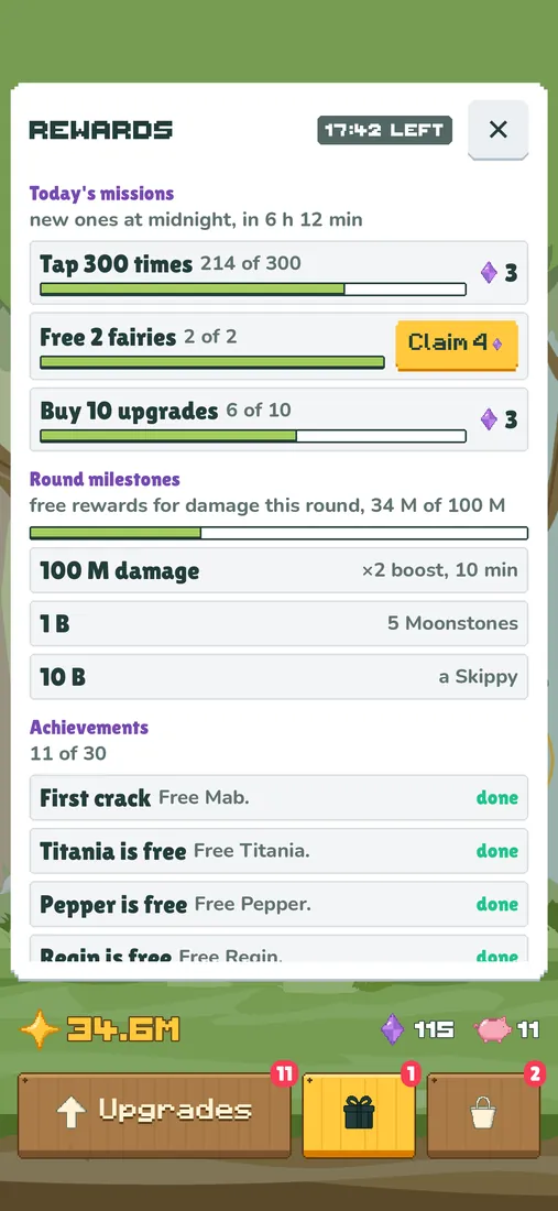 App Store screenshot, Rewards