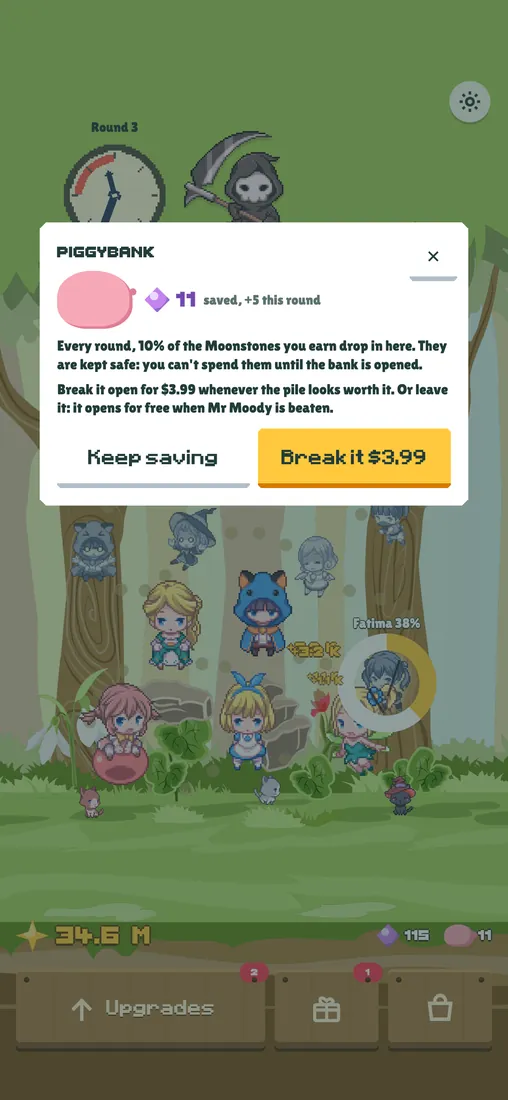Mockup v4 of the piggybank explainer popup
